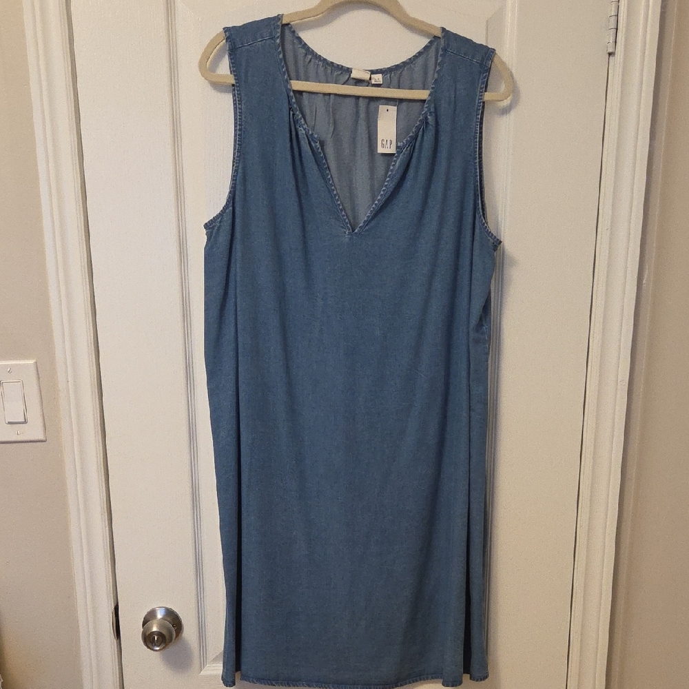 GAP Blue Asymmetrical Dress